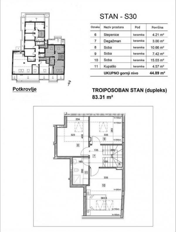 Slika 1 - Salajka-Fantastičan Troiposoban Dupleks 83 m2 u Izgradnji sa Parking Mestom-povrat Pdv-065/385 8880