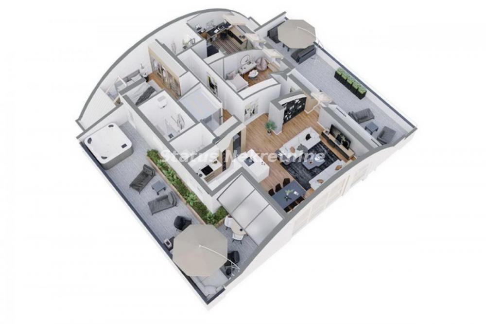 Glavna slika -Petrovaradin-Veliki PentHaus 122 m2 sa Terasom 193 m2-Useljiv na Top Lokaciji-povrat PDV-a-065/385 8880