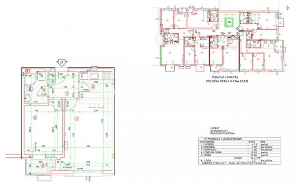 Glavna slika -Podbara-Fantastičan Dvosoban stan 44 m2 na 10 minuta peške do Centra grada-povrat PDV-065/385 8880