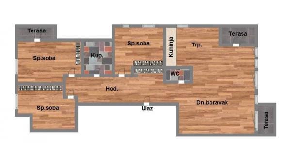 Glavna slika -Fenomenalna izgradnja na Trandžamentu. - Šifra: 538682