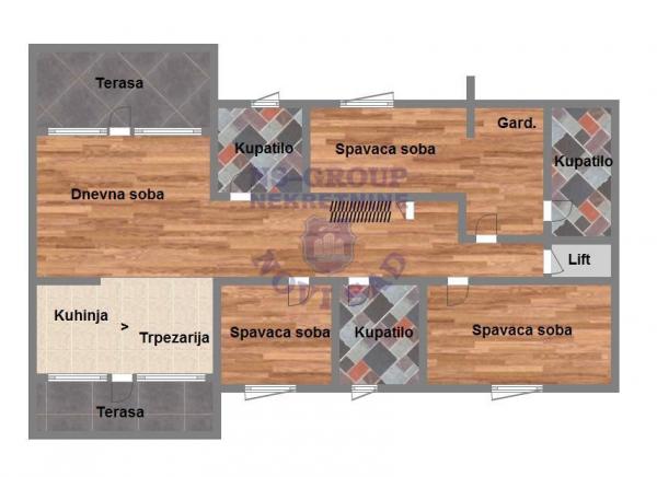Slika 8 - Četvorosoban, PDV, Grbavica! š. 523242