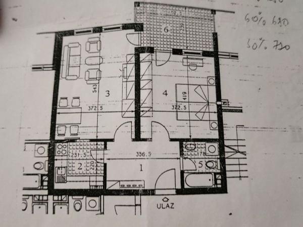 Slika 8 - Novo Naselje Dvosoban stan 61m2! Šifra: 527900