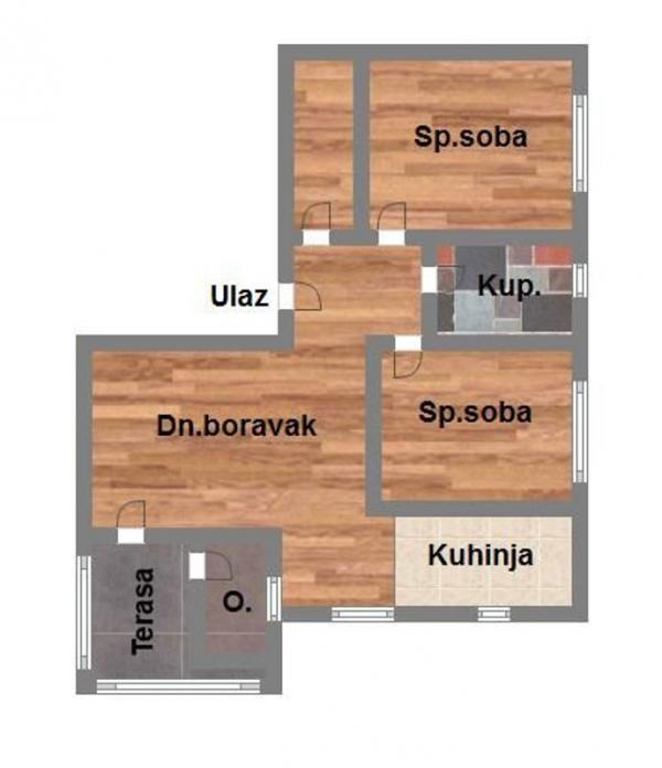 Glavna slika -Trosoban, 58m2, Klisa Novi Sad