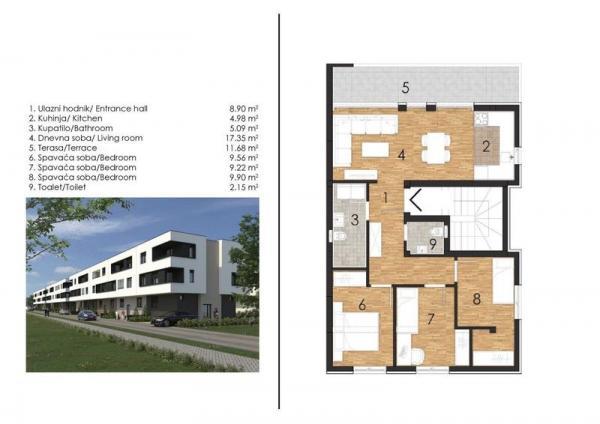 Glavna slika -Najbolja izgradnja na Adicama -76m2 - Šifra: 539544
