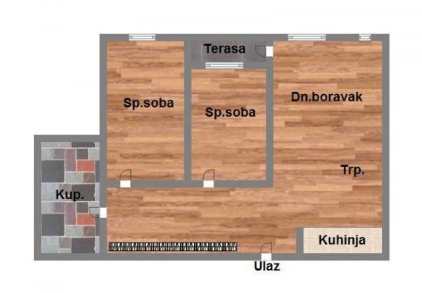 Glavna slika -Prodaja stana, 60m2, Telep Novi Sad