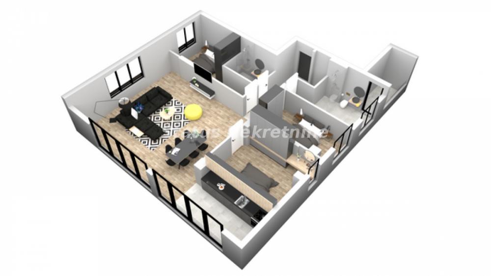 Slika 1 - Evropski Bulevar-Veliki Četvorosoban Dupleks 118 m2-povraćaj PDV-a-065/385 8880