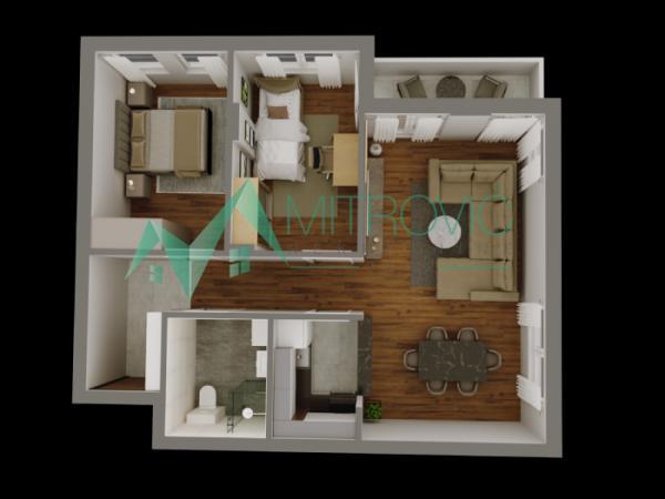 Glavna slika -Petrovaradin - Dvoiposoban stan, 62 m2 