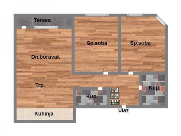 Slika 8 - Trosoban LUX stan sa garažom - Bulevar! š. 541178