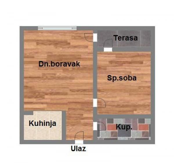 Glavna slika -- 541251 - 37m2 Na Novom Naselju - NOVO! - 