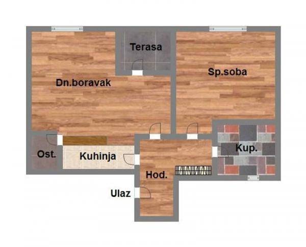 Slika 0 - 541245 - 46m2 - Detelinara - KOMFORAN - 