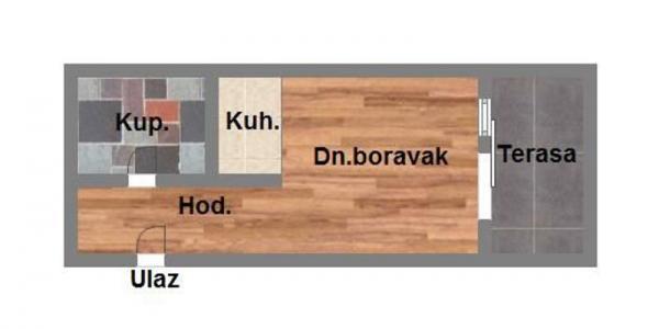 Glavna slika -Garsonjera na Petrovaradinu.