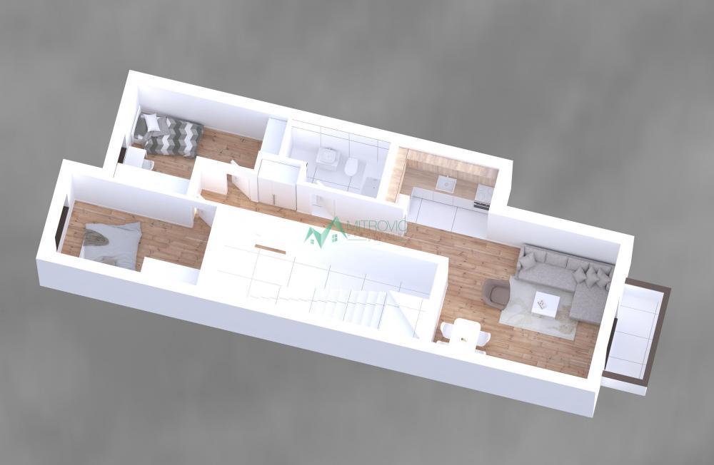 Glavna slika -Novi Sad, Telep - Dvoiposoban stan 63 m2 