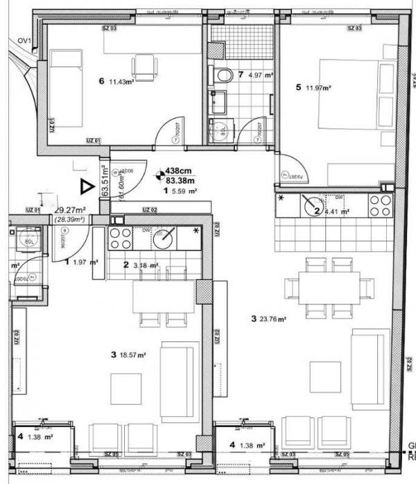 Slika 3 - Novi Sad, Centar - Odličan trosoban stan ID#1000990