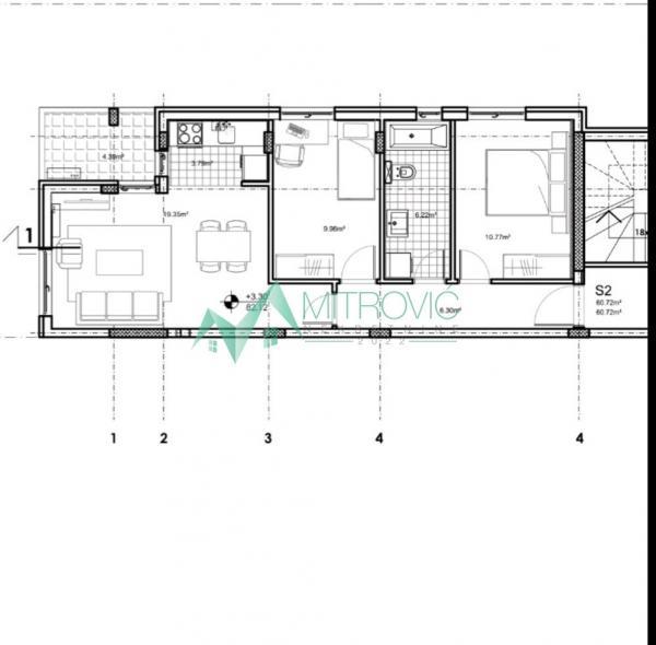 Glavna slika -Novi Sad, Telep - Odlični stanovi u izgradnji - dvoiposoban, 60 m2 