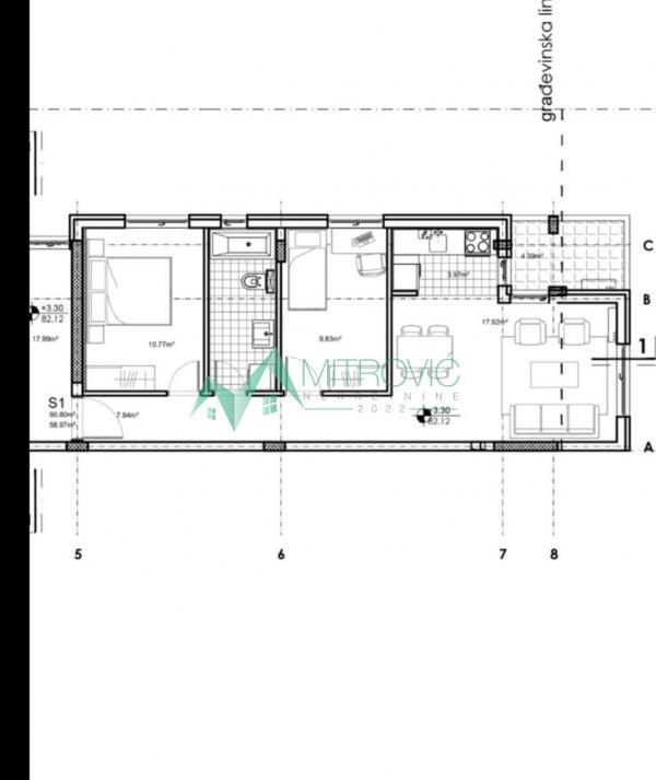 Glavna slika -Novi Sad, Telep - Odlični stanovi u izgradnji - dvoiposoban, 58 m2 