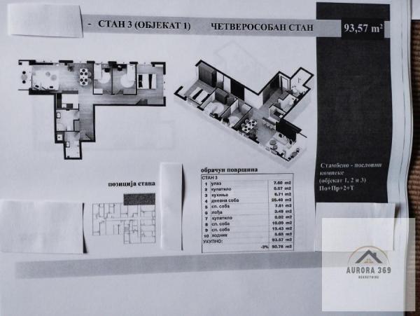 Glavna slika -NOVI SAD-ADICE- ČETVOROSOBAN , 93M2, izgradnja