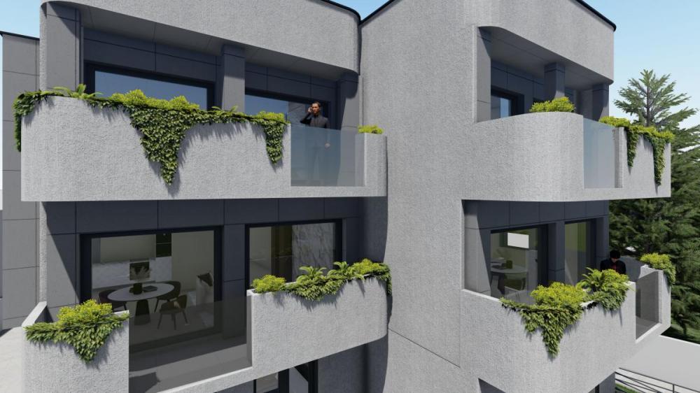 Slika 2 - Troiposoban 92m, 86m, 77m Novi Sad-Veternik Dunavska 8 IZGRADNJA