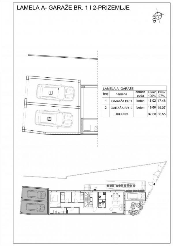 Slika 8 - Troiposoban 92m, 86m, 77m Novi Sad-Veternik Dunavska 8 IZGRADNJA