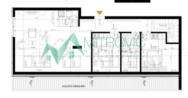 Slika 2 - Petrovaradin -Dvoiposoban stan, dupleks 70 m2 