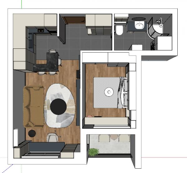 Slika 6 - Stan,NOVI SAD,NOVO NASELJE,kv: 43, € 151400, ID: 1007724