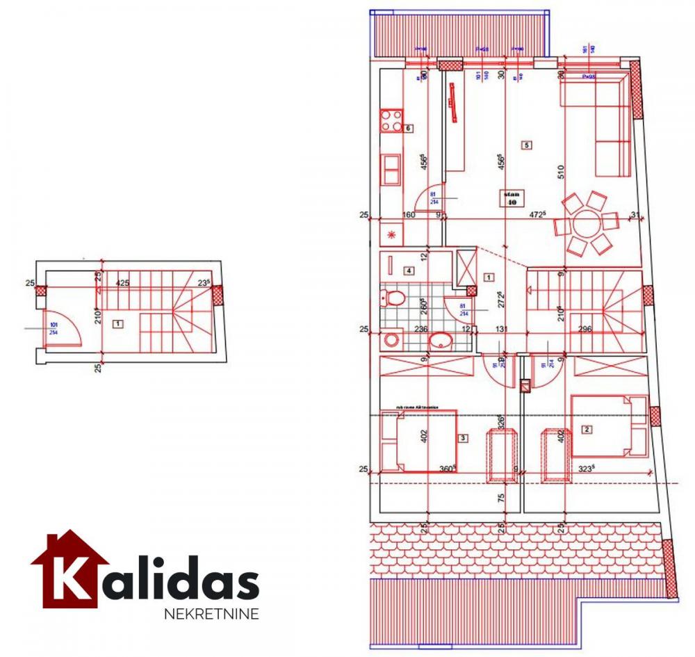 Slika 9 - Stan,NOVI SAD,SALAJKA,kv: 74, € 226600, ID: 1007663