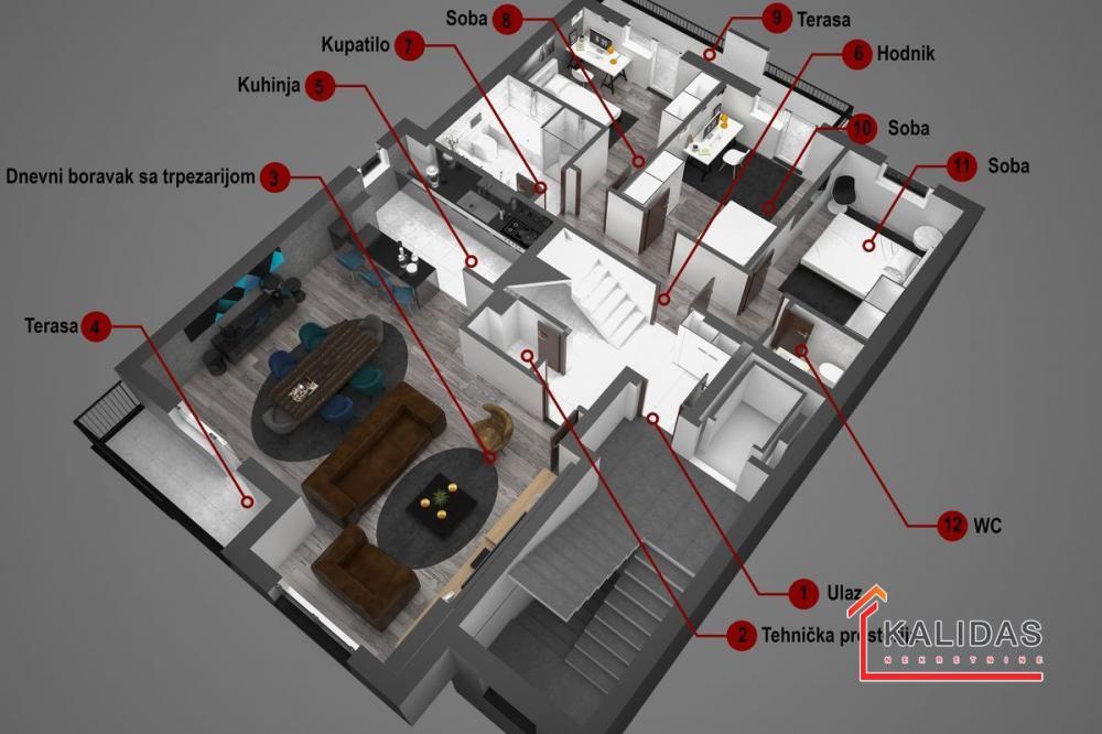 Glavna slika -Stan,NOVI SAD,BULEVAR,kv: 204, € 664350, ID: 1002207