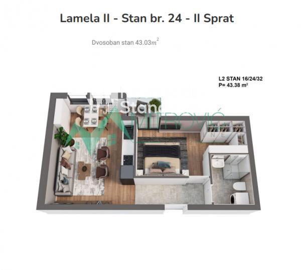 Glavna slika -Novi Sad, Bulevar Evrope - Odličan stan na atraktivnoj lokaciji - kvalitetna granja 