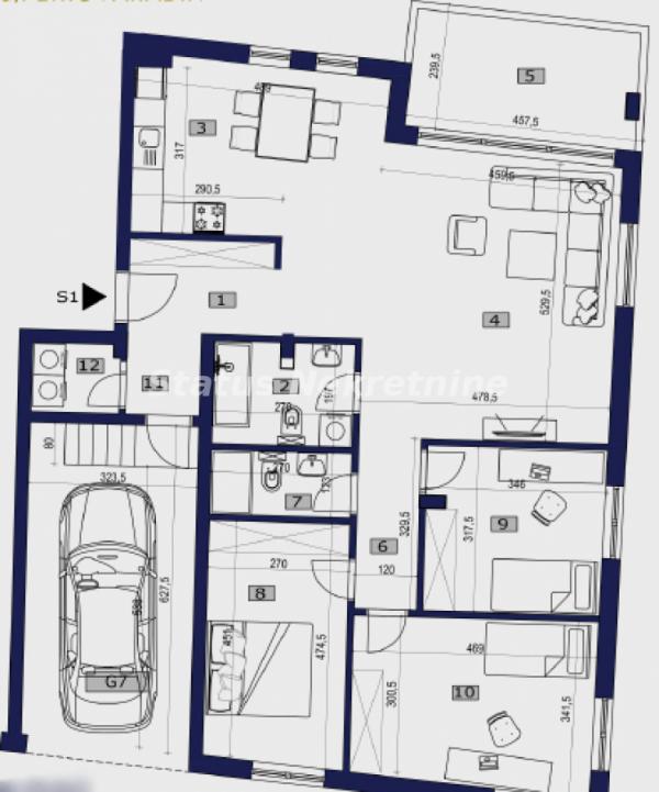 Slika 1 - Petrovaradin - Lux stan sa garažom u ceni!