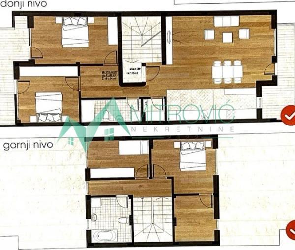 Glavna slika -Četvoroiposoban, 148m2, Telep Novi Sad, sa terasom