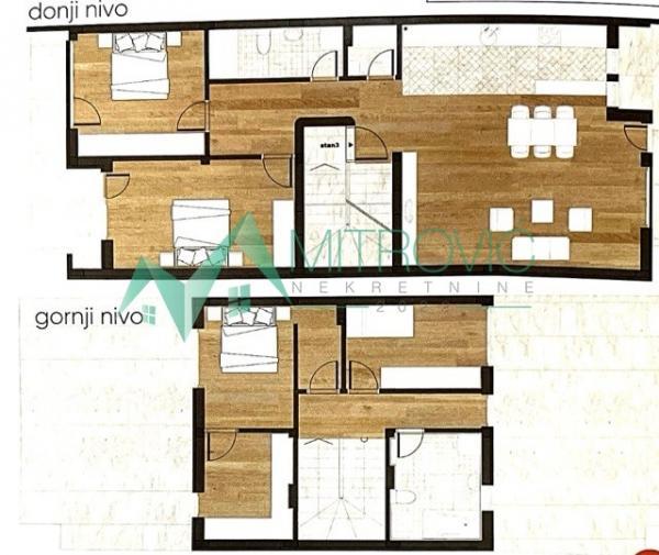 Glavna slika -Četvoroiposoban, 152m2, Telep Novi Sad, sa terasom