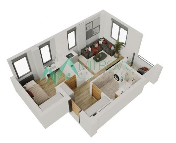 Glavna slika -Novi Sad, Salajka - Jednoiposoban stan  33m2 