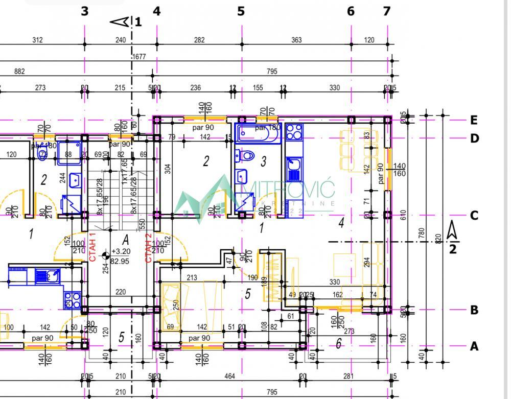Glavna slika -Novi Sad, Adice - Odličan četvorosoban stan na lepoj lokaciji + parking + povrat PDV-a 