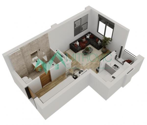 Glavna slika -Novi Sad, Salajka - Garsonjera  27m2 