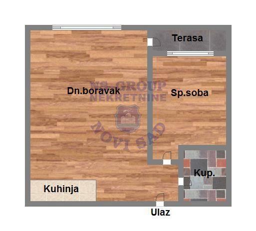 Glavna slika -Dvosoban stan u izgradnji na Telepu 