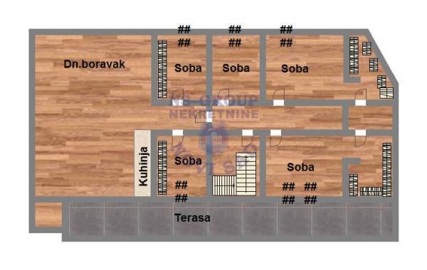 Glavna slika -Cetvoroiposoban stan na Grbavici 125m2