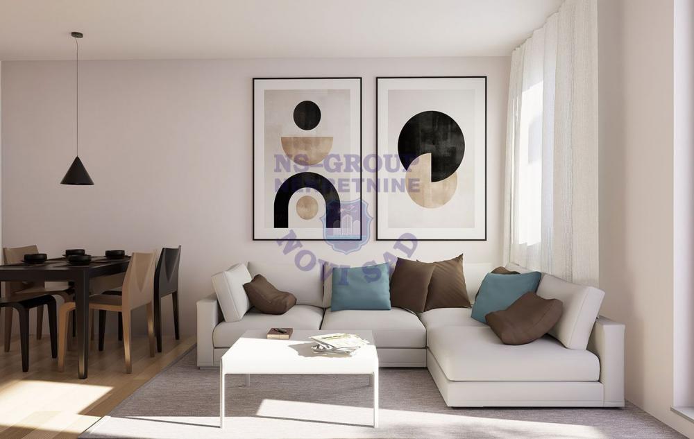 Slika 2 - Dvosoban, 35m2, Grbavica Novi Sad, sa terasom, ima lift