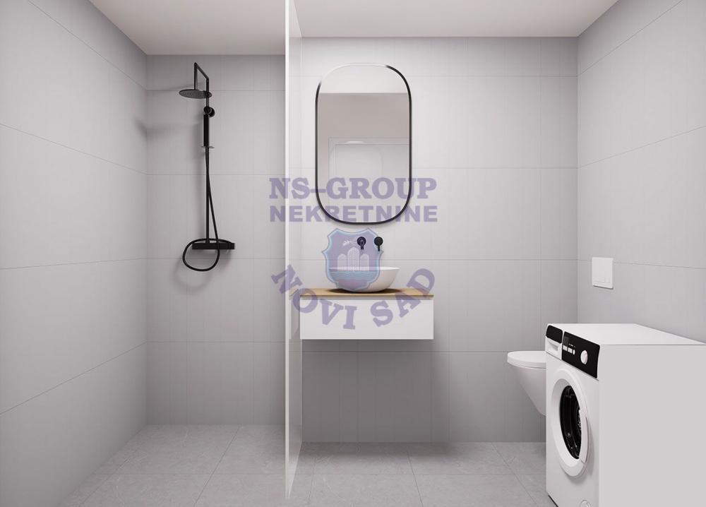 Slika 5 - Dvosoban, 35m2, Grbavica Novi Sad, sa terasom, ima lift