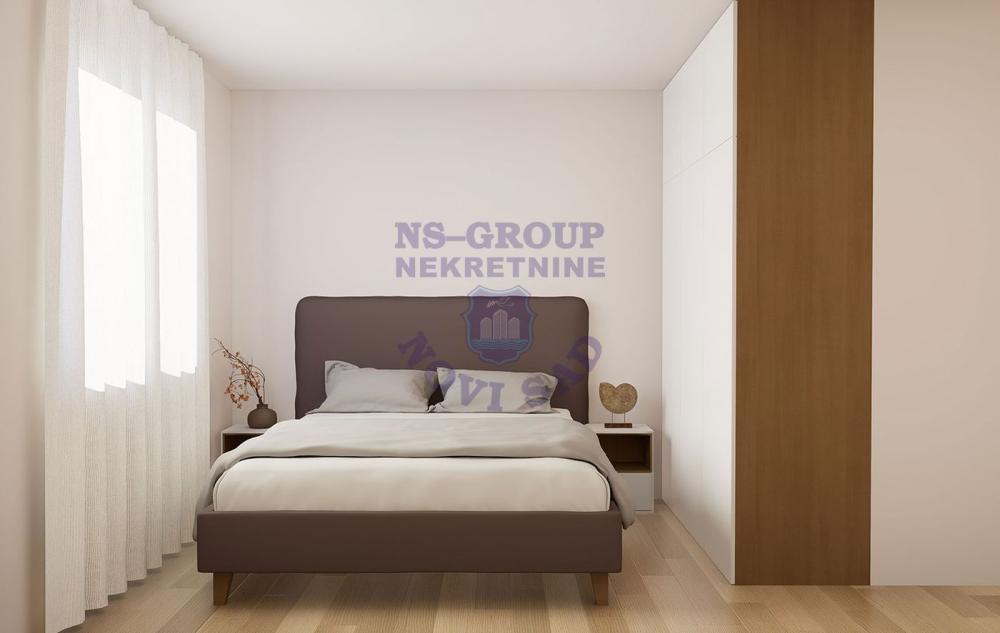 Slika 4 - Dvosoban, 35m2, Grbavica Novi Sad, sa terasom, ima lift