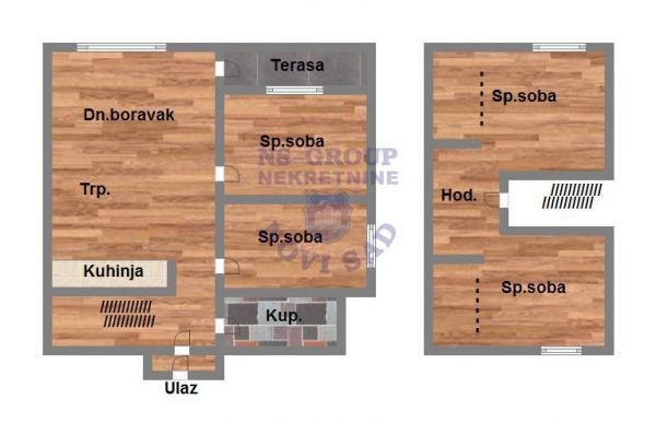 Glavna slika -Prodaja stana, 82m2, Adice Novi Sad