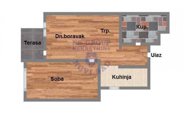 Glavna slika -Odlican stan u Adicama 39m2