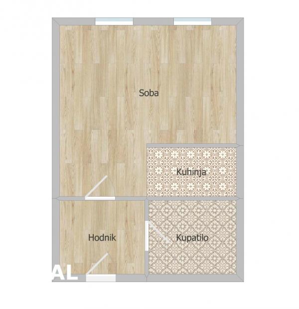 Slika 9 - Stan,NOVI SAD,CENTAR,kv: 29.00, € 105000, ID: 1100948