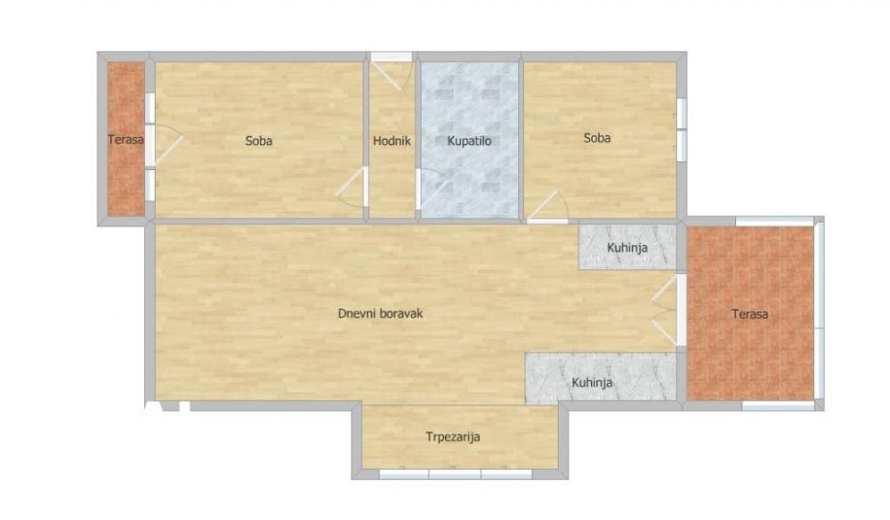 Slika 10 - Stan,NOVI SAD,ADICE,kv: 81.00, € 120000, ID: 1099625