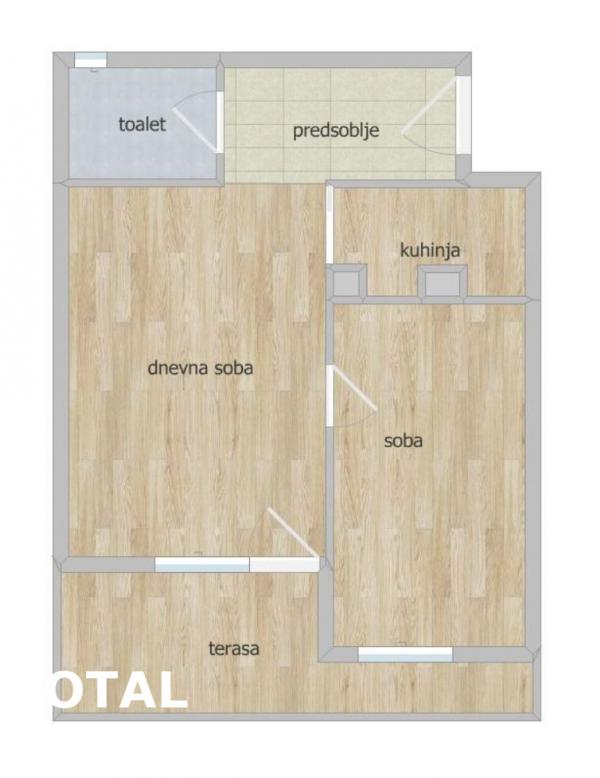 Slika 11 - Stan,NOVI SAD,CENTAR,kv: 39.00, € 130000, ID: 1100635