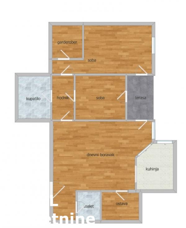 Slika 1 - Stan,NOVI SAD,NOVA DETELINARA,kv: 85.00, € 187000, ID: 1099481