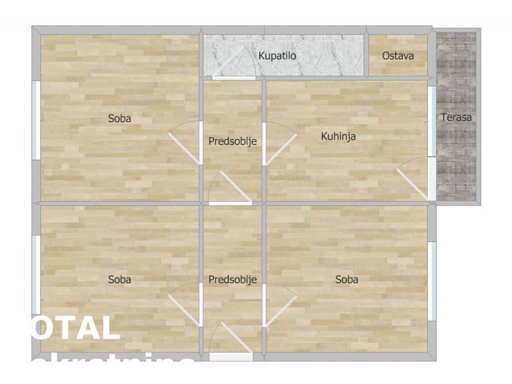 Slika 9 - Stan,NOVI SAD,CENTAR,kv: 82.00, € 254000, ID: 1099087