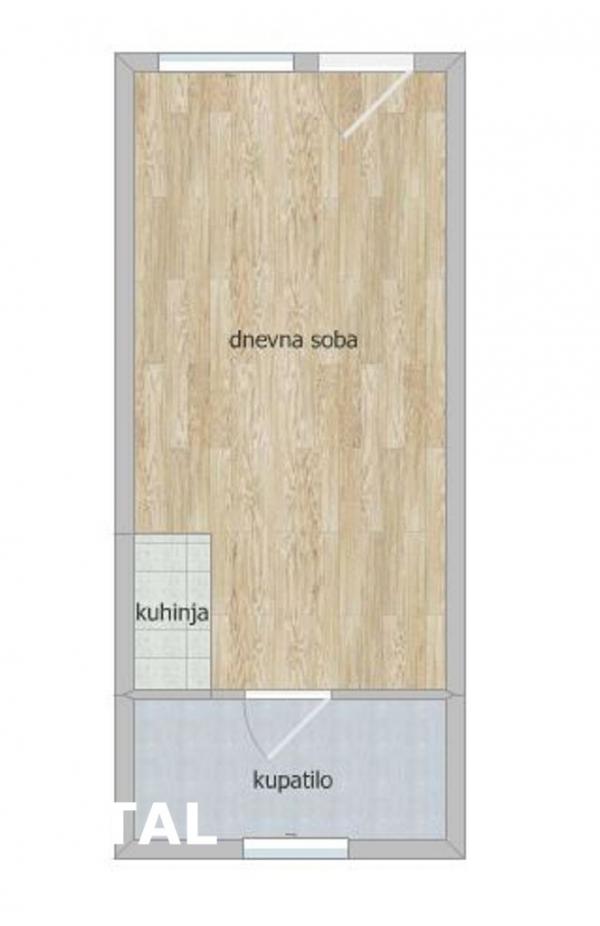 Slika 9 - Stan,NOVI SAD,ADICE,kv: 26.00, € 53560, ID: 1100625