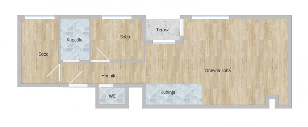 Slika 9 - Stan,NOVI SAD,PODBARA,kv: 57.00, € 150500, ID: 1099507