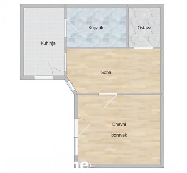 Slika 9 - Stan,NOVI SAD,CENTAR,kv: 54.00, € 89100, ID: 1100661