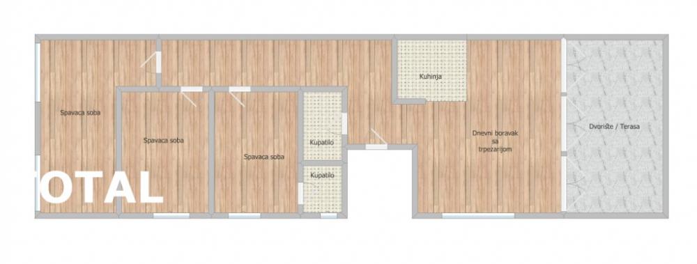 Slika 1 - Stan,NOVI SAD,TELEP,kv: 78.00, € 193180, ID: 1100404