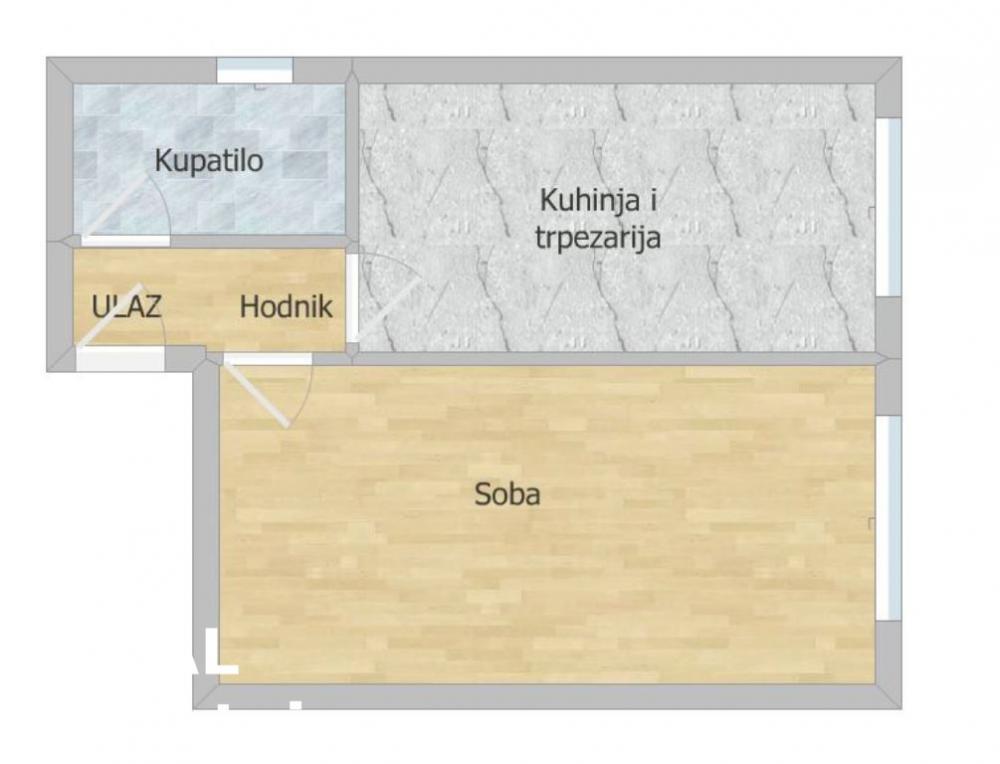 Slika 10 - Stan,NOVI SAD,CENTAR,kv: 26.00, € 112450, ID: 1100335